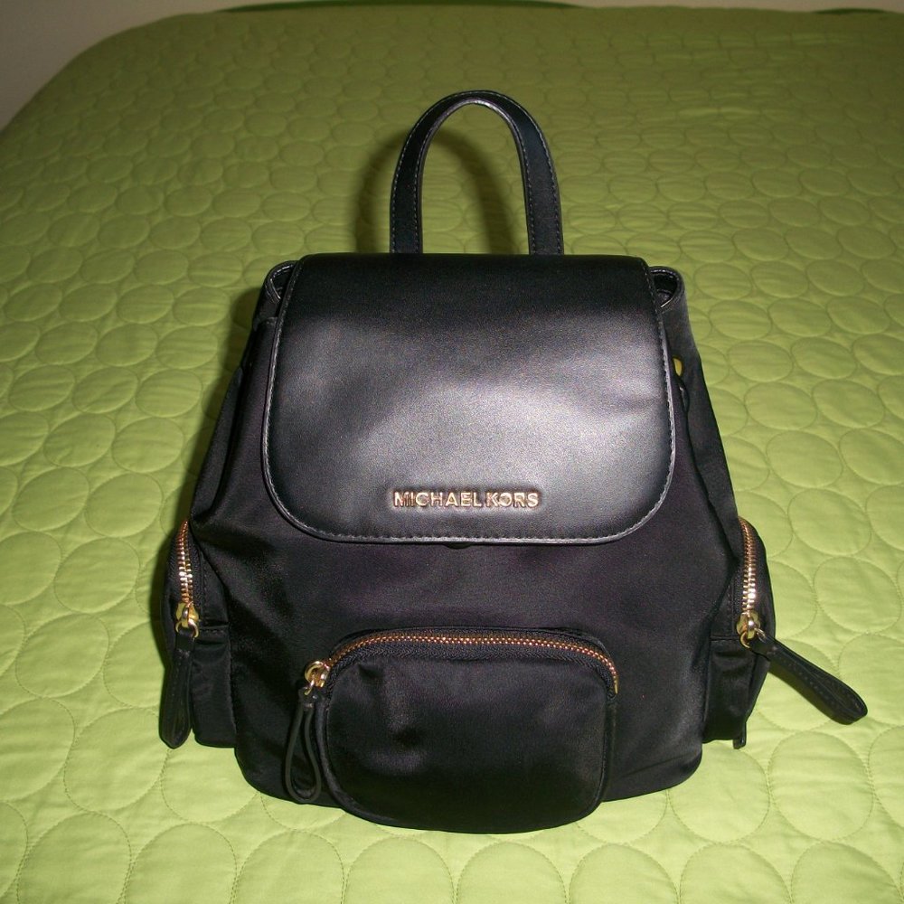 Michael Kors Black Mini Backpack